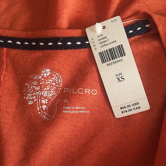 ANTHROPOLOGIE Pilcro Sustainable Henley - Picture 9 of 10